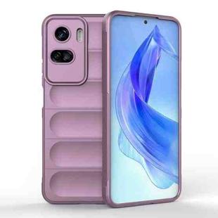 For Honor 90 Lite Magic Shield TPU + Flannel Phone Case(Purple)