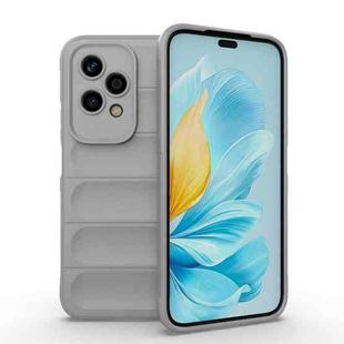 For Honor 200 Lite 5G Global Magic Shield TPU + Flannel Phone Case(Grey)