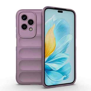 For Honor 200 Lite 5G Global Magic Shield TPU + Flannel Phone Case(Purple)