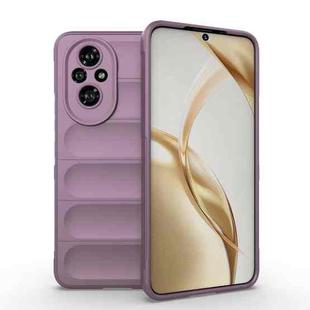 For Honor 200 Magic Shield TPU + Flannel Phone Case(Purple)