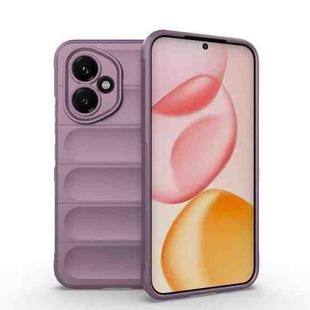 For Honor 400 Global 156.5mm Magic Shield TPU + Flannel Phone Case(Purple)