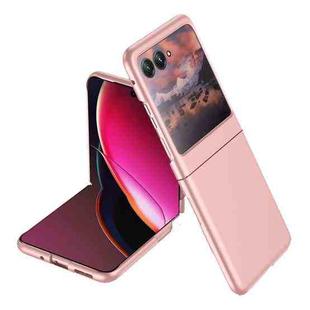 For Motorola Razr 40 Ultra Ultrathin Skin Feel PC Shockproof Phone Case(Pink)