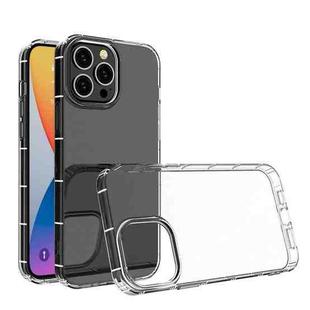 For iPhone 15 Pro Max Airbag Four-Corner Full Coverage Shockproof TPU Phone Case(Transparent)