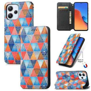For Xiaomi Redmi 12 CaseNeo Colorful Magnetic Leather Phone Case(Rhombus Mandala)
