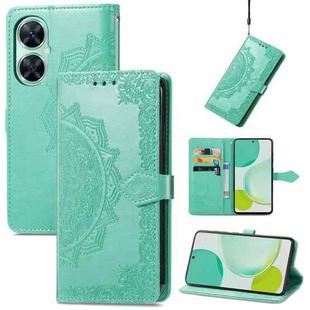 For Huawei Enjoy 60 Pro / nova 11i Mandala Flower Embossed Leather Phone Case(Green)