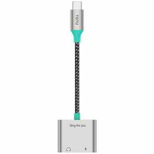 TOTU AD-5 USB-C/Type-C to 3.5mm+USB-C/Type-C Charger Audio Adapter