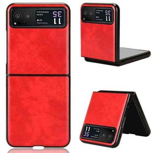 For Motorola Moto Razr 40 Litchi Texture Back Cover Phone Case(Red)