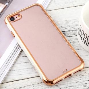 For iPhone 8 / 7 SULADA Colorful Edge Series Shockproof TPU + Electroplated Edge Protective Case(White)
