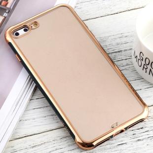For iPhone 7 Plus / 8 Plus SULADA Colorful Edge Series Shockproof TPU + Electroplated Edge Protective Case(Dark Green)