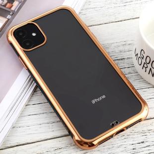 For iPhone 11 SULADA Colorful Edge Series Shockproof TPU + Electroplated Edge Protective Case(Dark Green)