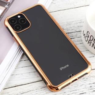 For iPhone 11 Pro Max SULADA Colorful Edge Series Shockproof TPU + Electroplated Edge Protective Case(Black)