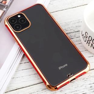 For iPhone 11 Pro Max SULADA Colorful Edge Series Shockproof TPU + Electroplated Edge Protective Case(Red)