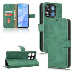 For Oukitel C57 Pro Skin Feel Magnetic Flip Leather Phone Case(Green)
