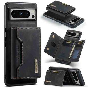For Google Pixel 8 Pro DG.MING M2 Series 3-Fold Multi Card Bag + Magnetic Phone Case(Black)