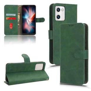 For UMIDIGI G2 / G1 / G1 Max Skin Feel Magnetic Flip Leather Phone Case(Green)