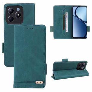 For Realme C63 / C61 Magnetic Clasp Leather Phone Case(Green)