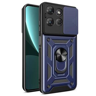 For Motorola Moto G Power 2025 Sliding Camera Cover Design TPU+PC Phone Case(Blue)