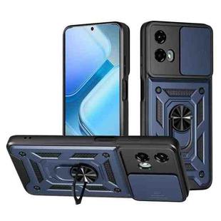 For Motorola Moto G 5G 2024 Sliding Camera Cover Design TPU+PC Phone Case(Blue)