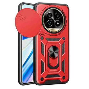 For Realme 13 Pro / 13 Pro+ 5G Sliding Camera Cover Design TPU Hybrid PC Phone Case(Red)