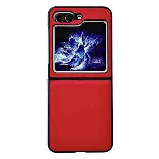 For Samsung Galaxy Z Flip5 Morandi PC Shockproof Phone Case(Red)