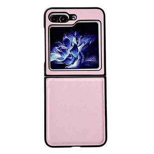 For Samsung Galaxy Z Flip5 Morandi PC Shockproof Phone Case(Pink)