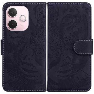 For OPPO A5 Pro 5G Tiger Embossing Pattern Flip Leather Phone Case(Black)