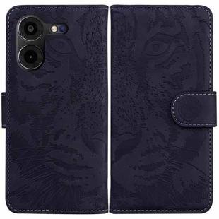 For Tecno Pova 5 Pro Tiger Embossing Pattern Flip Leather Phone Case(Black)