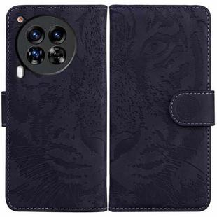 For Tecno Camon 30 Premier 5G Tiger Embossing Pattern Flip Leather Phone Case(Black)