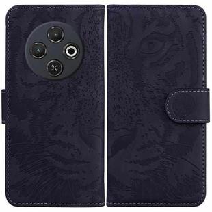 For Tecno Spark 30C Tiger Embossing Pattern Flip Leather Phone Case(Black)