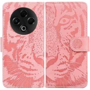 For Tecno Spark 30 4G Tiger Embossing Pattern Flip Leather Phone Case(Pink)