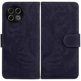 For Tecno Spark 30 Pro Tiger Embossing Pattern Flip Leather Phone Case(Black)
