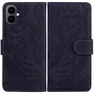 For Tecno Pop 10 / Spark Go 2 4G Tiger Embossing Pattern Flip Leather Phone Case(Black)