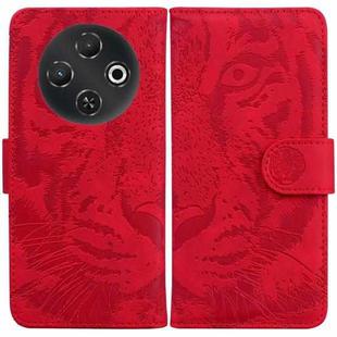 For Tecno Pop 9 5G / Spark 30C 5G Tiger Embossing Pattern Flip Leather Phone Case(Red)