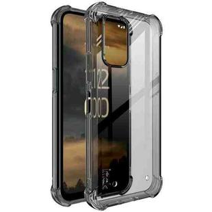 For Nokia XR21 5G imak Shockproof Airbag TPU Phone Case(Transparent Black)