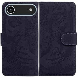 For iPhone 17 Air Tiger Embossing Pattern Leather Phone Case(Black)