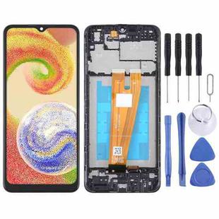 For Samsung Galaxy A04 SM-A045F Original LCD Screen Digitizer Full Assembly with Frame