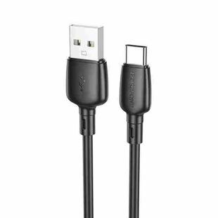 Borofone BX93 27W USB to USB-C/Type-C Data Cable, Length: 1m(Black)