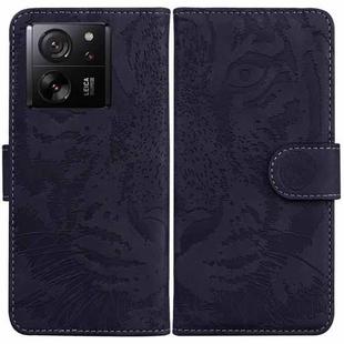 For Xiaomi 13T / 13T Pro / Redmi K60 Ultra Tiger Embossing Pattern Leather Phone Case(Black)