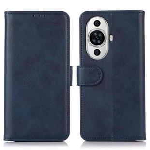 For Huawei nova 11 Cow Texture Flip Leather Phone Case(Blue)