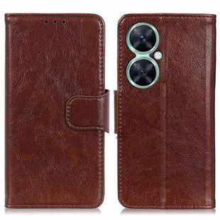 For Huawei nova 11i / Maimang 20 5G Nappa Texture Flip Leather Phone Case(Brown)