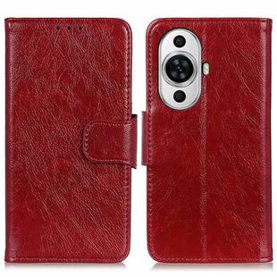 For Huawei nova 11 Nappa Texture Flip Leather Phone Case(Red)