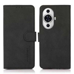 For Huawei nova 11 Pro / nova 11 Ultra KHAZNEH Matte Texture Leather Phone Case(Black)