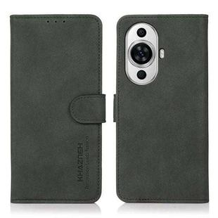 For Huawei nova 11 Pro / nova 11 Ultra KHAZNEH Matte Texture Leather Phone Case(Green)