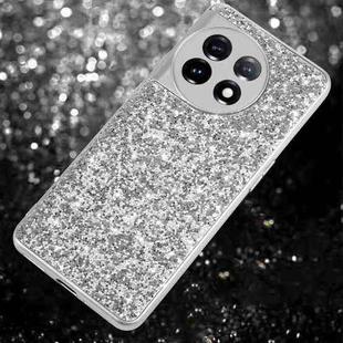 For OnePlus 11 Glitter Powder Shockproof TPU Phone Case(Silver)