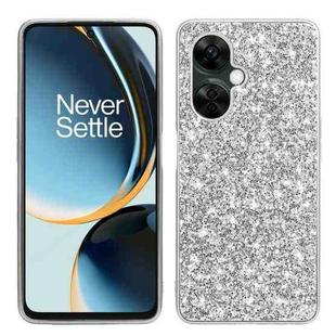 For OnePlus Nord CE3 Glitter Powder Shockproof TPU Phone Case(Silver)