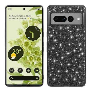 For Google Pixel 8 Pro Glitter Powder Shockproof TPU Phone Case(Black)