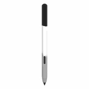 For Samsung Galaxy Tab S6 Lite LOVE MEI Rainbow Liquid Silicone Protective Pen Case(Black)