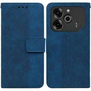 For Tecno Pova 6 Pro / Pova 6 Geometric Embossed Leather Phone Case(Blue)