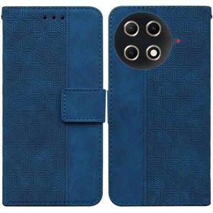 For Tecno Camon 30S / Camon 30S Pro Geometric Embossed Leather Phone Case(Blue)