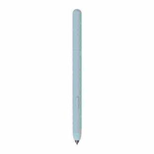 For Samsung Galaxy Tab S6 Lite LOVE MEI Frosted Leather Texture Silicone Protective Pen Case(Blue)
